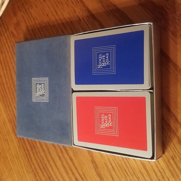 N Other - Vintage Nickel Rate Road Playing Cards never used